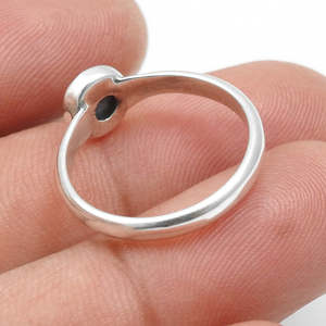 Handmade Natural Blue <b>Opal</b> Gemstone <b>Ring</b> 925 Sterling <b>Silver</b> Bezel Setting Gemstone Boho <b>Ring</b> For He And She Wholesale Jewelry - Product Image 4