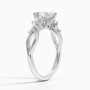 BOJ <b>Ring</b> 083 Marquise Cut 925 <b>Silver</b> Flower Cluster <b>Solitaire</b> Diamond <b>Ring</b> 2ct D Color VVS1 Moissanite GRA Certified Low Price - Product Image 2