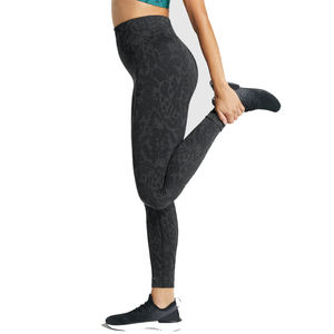 Leggings de Yoga Negros al por Mayor, Cintura Elástica, Tallas Grandes, Sin Costuras, para Gimnasio y Fitness, Fabricante OEM ODM Personalizado - Product Image 5