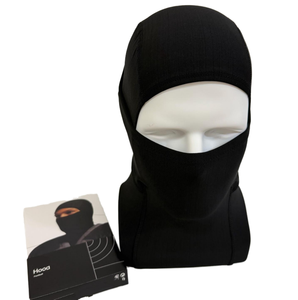 Balaclava d'hiver Chenyao en polyester/coton tricoté noir, imprimé par sublimation, logo personnalisé, pour le sport, le cyclisme, l'alpinisme, à porter sous le casque - Product Image 1