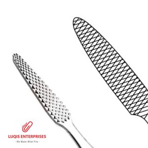 Râpe nasale Converse à double extrémité, à coupe fine et grossière, instrument chirurgical ORL - Product Image 2