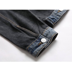 Trendy <b>Men</b> <b>Denim</b> <b>Jackets</b> Wholesale Durable Custom Made High Quality Outerwear - Product Image 3