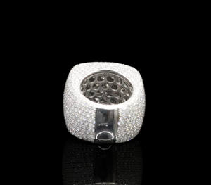 Anillo Moissanite Premium Street King, Plateado en Plata, DEF 0.5 Quilates, Engaste de Puntas - Product Image 5