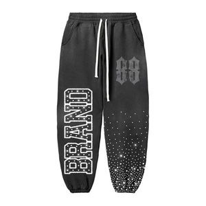 ชุดเซ็ตเสื้อผ้าสเวตเชิ้ต 2 ชิ้น พิมพ์ลายตามสั่ง ผ้าฝ้ายฟลีซเนื้อหนา สีซีดแบบซันเฟด สไตล์สตรีทแฟชั่น - Product Image 4