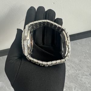 Reloj de Cuarzo con Diamantes de Moissanita de Primera Calidad, Caja de Acero Inoxidable para Uso Diario y de Oficina, Regalo de Lujo en Cantidad al por Mayor - Product Image 2