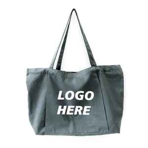 Wholesale Cotton Canvas Tote <b>Bag</b> with Custom Logo & Size suitable for Shopping & Travel - Product Image 1