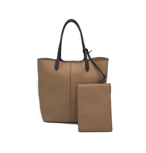 Sac fourre-tout spacieux en cuir véritable Royaa, pochette amovible, fermeture magnétique, bandoulière, résistant à l'eau, pour ordinateur portable 15 pouces, capacité 5L - Product Image 1