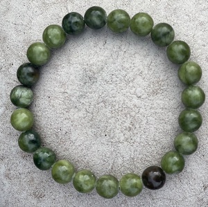 Natural Serpentine <b>Bracelet</b> Green Serpentine <b>Beaded</b> <b>Bracelet</b> For Healing Reiki Energy Jewelry Wholesale 8mm - Product Image 4