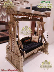 Chất Lượng Cao Cấp Gỗ & Sắt Vườn Đu Chất Lượng Cao Bằng Gỗ Kim Loại Vườn Đu Bằng Gỗ Handmade Ngoài Trời Jhoola Trong Tếch USA - Product Image 2