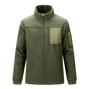 Chaqueta de Forro Polar Personalizada, Nuevo Diseño, Transpirable, Resistente al Viento, de Alta Calidad, para Invierno, con Cuello Alto y Cierre de Cremallera para Hombre - Product Image 1