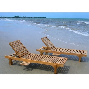 ม้านั่งไม้สักเกรดโรงแรมและเก้าอี้อาบแดดแบบโค้งสำหรับใช้ในสวนกลางแจ้ง-เฟอร์นิเจอร์ภายนอกขายดี - Product Image 6