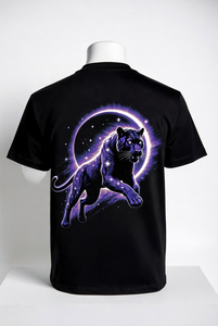 Camiseta Casual de Manga Corta con Cuello Redondo para Hombre, Negra, 100% Algodón, Tejido de Punto, Talla Grande, Transpirable, Ecológica, de Secado Rápido - Product Image 2