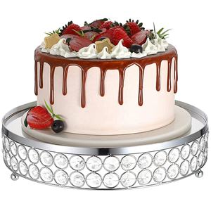 Marco metálico con espejo para pasteles, soporte decorativo con cuentas para pasteles - Product Image 6