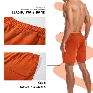Custom High Quality <b>Men</b> Cotton <b>Fleece</b> <b>Short</b> Drawstring Casual Sport Outdoor Wear <b>Shorts</b> For <b>Men's</b> Breathable Quick Dry - Product Image 3