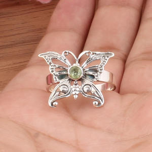 925 <b>Sterling</b> <b>Silver</b> Butterfly Band <b>Ring</b> for Women Trendy Y2K Butterfly Stacking <b>Ring</b> Dainty S925 <b>Silver</b> Animal Jewelry Wholesale - Product Image 2