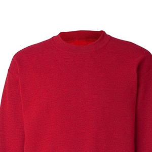 Sweat-shirt unisexe en molleton 100 % coton, coupe oversize, col rond brodé, pour femme, haute qualité, teinture unie, collection automne - Product Image 2