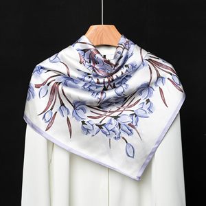 Exclusive Women <b>Silk</b> Scarf Custom Printed Luxury <b>Silk</b> <b>Head</b> Scarf Square Neck <b>Wrap</b> Fashion Bandana OEM Bulk Wholesale - Product Image 4