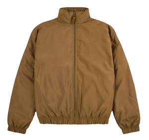 PLAYER'S POINT Veste polaire unisexe à fermeture éclair intégrale, col montant, bleu uni, manches longues, décontractée, pour le printemps, imperméable et coupe-vent - Product Image 1