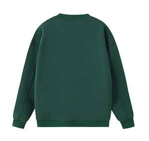 Sudadera Unisex Extra Grande con Cuello Redondo, Color Sólido, Casual, Manga Larga, Tejida, Corte Regular - Product Image 5