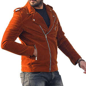 Vestes d'hiver en velours pour hommes, col montant, logo frontal, grande taille, sur mesure, de haute qualité, vente en gros OEM, tailles personnalisables - Product Image 5