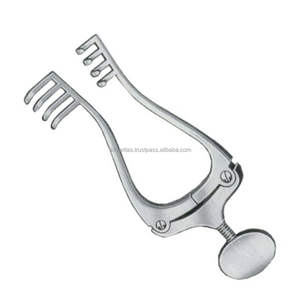 Premium Quality A-1 Veritas Jansen-Deep Blunt Sharp Prongs Retractors Manual Adjustment Screw | Instruments Instrument <b>Set</b> - Product Image 2