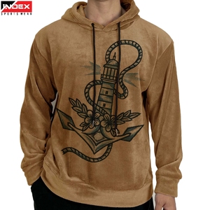 Sweat-shirt à capuche en velours pour homme, 100 % haute qualité, doux, chaud, confortable, idéal pour l'hiver, style décontracté. - Product Image 1