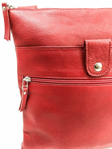 Superior Quality Genuine Leather Women Handbag with Single Handle and Zipper Closure Lightweight & Waterproof for Work <b>Travel</b> - Product Image 3