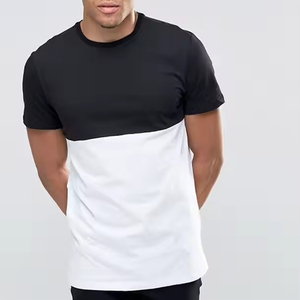 Camisetas de Algodón Tejido para Hombre, Manga Corta, Casuales, Suaves, Transpirables, de Verano, para Uso Diario, de Alta Calidad - Product Image 1