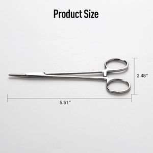 Porte-aiguilles chirurgical manuel de haute qualité en acier inoxydable 5,5 pouces pour aiguilles fines, retrait de sutures, usage hospitalier de classe I - Product Image 6