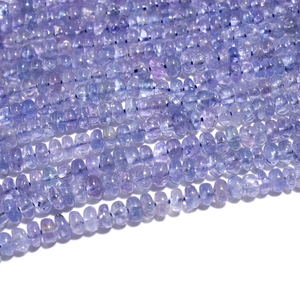 Cuentas Redondas de Tanzanita Natural Lisa AAA de 3-5 mm, 16 Pulgadas, Piedra Preciosa Genuina para la Fabricación de Joyas - Product Image 3
