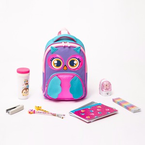 Sac enfant hibou violet stéréoscopique mignon, nouveau design - Product Image 5