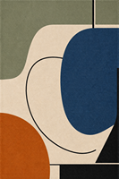 Tapis d'intérieur en laine tufté à la main, abstrait moderne de luxe, tapis géométrique personnalisé de style Bauhaus pour la décoration de la maison et des hôtels