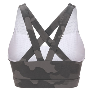 Professional Plus Size Sports Bra Seamless Leopard <b>Camouflage</b> Padded Sports Bras with Cups Protection for Women Gym Workout - Product Image 6
