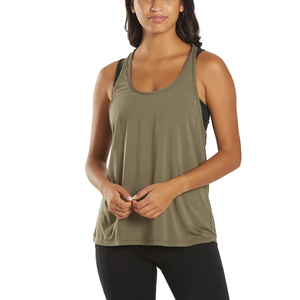 Camisetas de yoga para mujer de alto rendimiento, tela elástica personalizada, camiseta de gimnasio transpirable, ropa deportiva para entrenamiento físico y práctica de yoga - Product Image 1