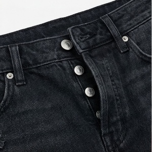 Shorts décontractés en denim de coton de haute qualité, lavés aux enzymes, pour femmes, grandes tailles, respirants, mode estivale _1 - Product Image 4