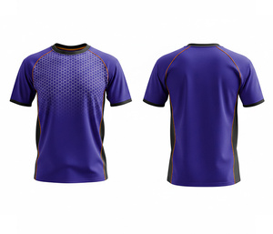 Custom Fitness Sublimation Breathable Short T-Shirt Performance Sportswear | <b>Men</b> Women Adults Sizes | Lightweight Quick Dry - Product Image 4