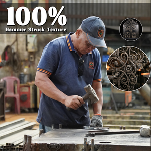 Puertas de entrada modernas, lujosas y sencillas de hierro forjado para villas, estilo batiente, fabricadas en Vietnam. - Product Image 5