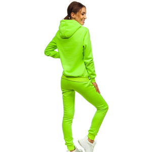 Women's Fashionable 2-Piece Outdoor Hooded Jogging <b>Tracksuit</b> Set for Winter Wholesale <b>Plain</b> <b>Tracksuits</b> for Women's Customized - Product Image 2