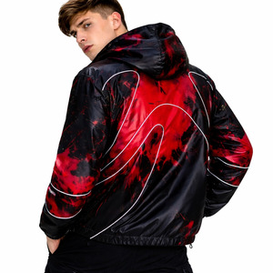 เสื้อแจ็คเก็ตไนลอนสำหรับผู้ชายแบบหนาบุผ้าอุ่นกันลมสำหรับฤดูหนาว เปลี่ยนสีได้ตามอุณหภูมิ - Product Image 5