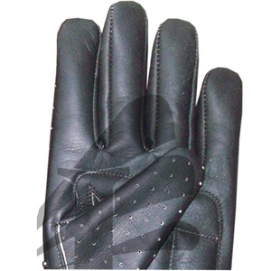 Gants en cuir véritable Keven Impex KI-1102 de haute qualité, nouveau style, noirs, pour hommes, printemps/été, sports de plein air, voyage, vente en gros - Product Image 5