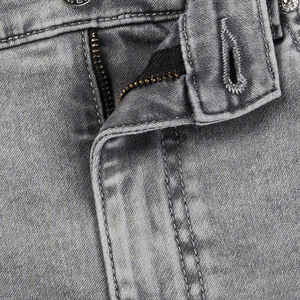 <b>Men's</b> Premium Vintage Style <b>Flare</b> Wide Leg Denim <b>Jeans</b> Custom Panel Design Grey Washed Tinted Paneled 100% Cotton Custom ODM/OEM - Product Image 6