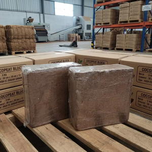 Bloque de Turba de Coco Ecológica Premium de 5 kg, pH 5.5-6.8, Baja Humedad, Sustrato Orgánico para Plantas - Product Image 1