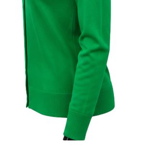 Women Green Button Up <b>Cardigan</b> <b>Sweater</b> Casual Knit Long Sleeve Fashion Top Embroidered Design Lightweight Daily Wear Clothing - Product Image 5