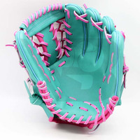 Guantes de Béisbol de Cuero Profesionales de Alta Calidad al por Mayor con Logotipo Personalizable, para Receptor, Dedos Completos, para Zurdos, para Exteriores