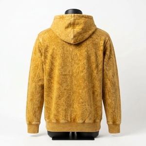 Sweat à capuche surdimensionné pour homme, personnalisé, en coton 100%, délavé à l'acide, décontracté, respirant, pour l'hiver - Product Image 5