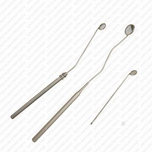 ชุดกระจกตรวจจมูกแบบพรีเมียม 3 ชิ้น ทำจากสแตนเลสสตีล สำหรับเครื่องมือวินิจฉัยทางหู คอ จมูก - Product Image 3