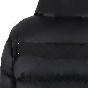 Custom Sublimated Knitted Waterproof Hooded Puffer Jacket for Men Women Winter 240 Grams Wool Liner Nylon Lining OEM ODM - Product Image 4