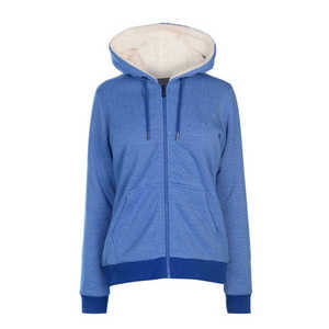 Sweat-shirt à capuche gris chiné uni pour femme, confortable et décontracté, personnalisation de marque, fournisseur en gros - Product Image 5