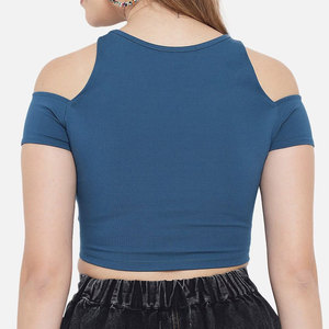Top Corto Moderno para Mujer, Ropa Cómoda para Uso Diario, Estilo Casual, Guardarropa de Verano y Actividades Diarias - Product Image 2