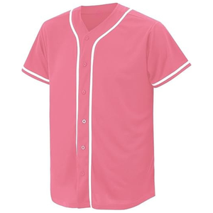 100% Polyester 180gram Breathable Printed V-neck Baseball Jersey <b>T</b> <b>Shirt</b> Customizable Short Sleeve Team Custom Logo Embroidery - Product Image 6